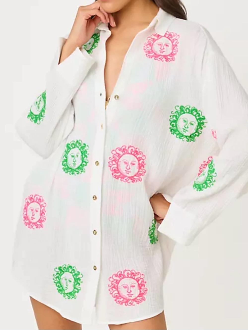 Lilly Pulitzer Kwitney Long Sleeve Cover-Up - Picture 9 of 9